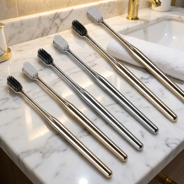 Wide Head Soft Bristle Adult Toothbrush Set